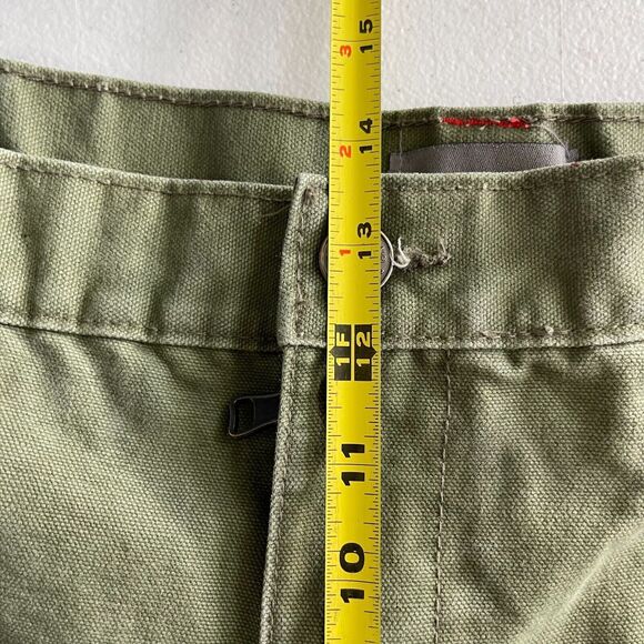 CRAFTSMAN Shorts Men's 42 Work Cargo Pockets Heavy Duty Rugged Canvas Green - Picture 11 of 11